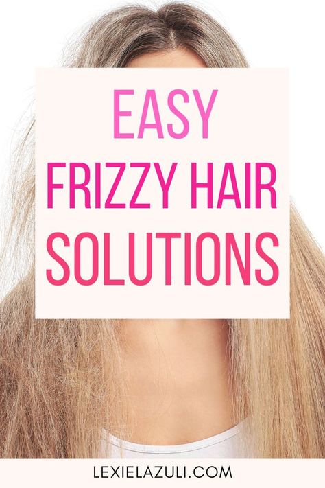 Hair Care Remedies and healthy hair tips for dry and frizzy hair Frizzy Hair Tips Frizz Control, Dry Frizzy Hair Remedies Diy, Diy Hair Oil For Frizz, Frizzy Hair Remedies Diy, Stop Frizzy Hair, Oil For Frizzy Hair, Hairstyles For Frizzy Hair, Dry Hair Remedies, Rid Of Frizzy Hair