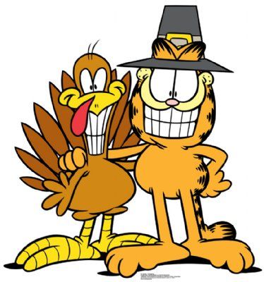 Thankful Smiles Turkey Cartoon, Garfield Images, Garfield The Cat, Thanksgiving Cartoon, Garfield Cartoon, Thanksgiving Pictures, Garfield Cat, Garfield Comics, Garfield And Odie