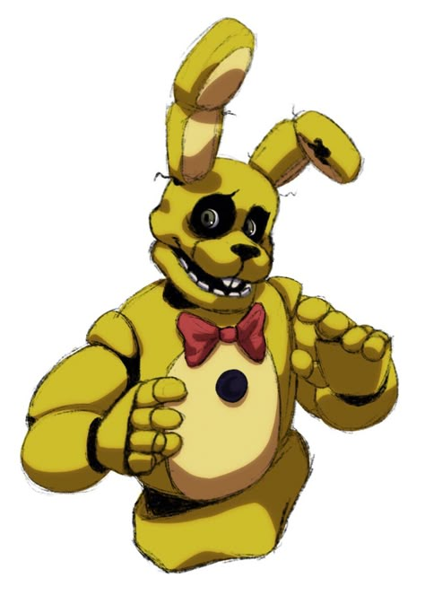 Fnaf Characters Drawings, Fnaf Springbonnie Fanart, Springtrap Drawing, Fnaf Springtrap Fanart, Bonnie Fnaf Art, Bonnie Fnaf Fanart, Springbonnie Fanart, Fnaf Art Springtrap, Fnaf Spring Bonnie Fanart