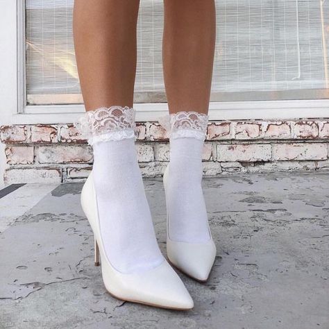 Mode Shoes, Dr Shoes, White High Heels, Socks And Heels, Shoe Inspiration, Shoe Inspo, Aesthetic Shoes, Mode Inspo, Aldo Shoes