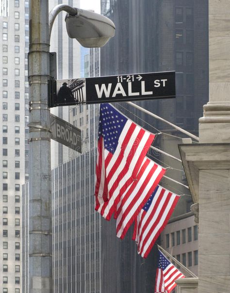 Wall Street NYC. Close up of Wall Street sign and American flags , #Sponsored, #NYC, #Street, #Wall, #Close, #flags #ad Wall Street Nyc, Street Wall, Street Corner, Nyc Street, American Flags, Street Sign, Brass Floor Lamp, Contemporary Frames, Stock Exchange