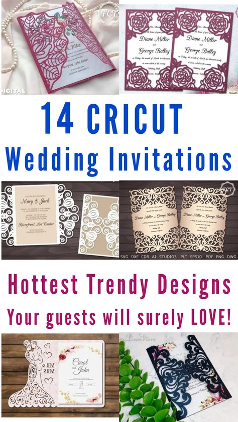 Cricut Wedding Invitations SVG Designs: Create Stunning DIY Wedding Invites with Exclusive SVGs. Explore a Variety of Elegant and Personalized Cricut SVGs for Wedding Invitations. Perfect for Crafters and Brides-to-Be Wedding Invitations Made With Cricut, Diy Cricut Invitations, Wedding Invitations Cricut Ideas, Wedding Invitation Cricut Diy, Stunning Wedding Invitations, Wedding Invite Cricut, Cricut Wedding Invites, Circuit Wedding Invitations, Cricket Wedding Invitations