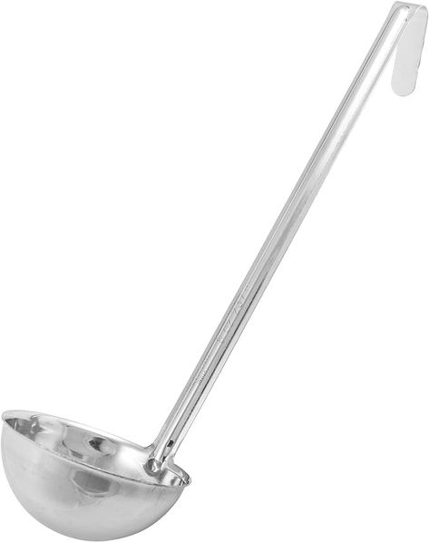 Amazon.com: Winco Stainless Steel Ladle, 8-Ounce: Kitchen Ladles: Home & Kitchen Black Desktop, Ladles, Dishwasher Racks, Material Handling, Kitchen Tools And Gadgets, Cooking Utensils, Pharmacy Gifts, Dishwasher Safe, Gadgets