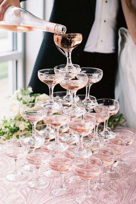 Champagne tower, wedding details, wedding ideas, champagne dreams, castle hill, rosecliff, the Chanler, glenn manor, fort Adams, belle Mer, champagne tower diy, champagne tower centerpiece, gatsby, Newport wedding, Newport Rhode Island wedding, Newport Rhode Island wedding photographer, Newport Rhode Island wedding photography, black tie wedding, New England Wedding Photography Champagne Tower Wedding, Rosé Champagne, Champagne Fountain, Newport Rhode Island Wedding, Elegant Glassware, Newport Wedding, Buch Design, Party Tables, Champagne Party