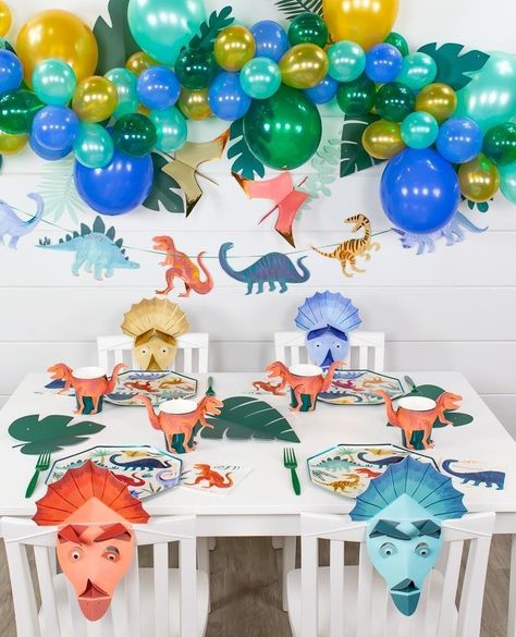 Meri Meri Dinosaur, Dinosaur Party Bags, Dinosaur Party Invitations, Dinosaur Party Supplies, Dinosaur Balloons, Dinosaur Birthday Invitations, Dino Birthday Party, Mini Stuff, Dinosaur Theme Party