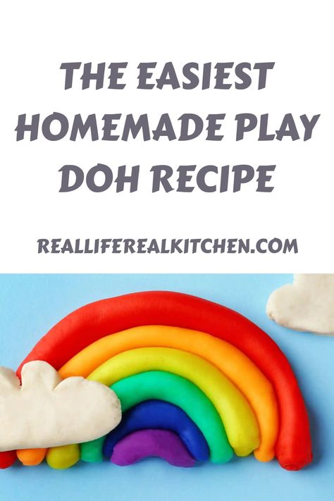 Discover a fun and easy homemade play doh recipe that will keep your little ones engaged for hours! This sensory activity is perfect for toddler learning activities and can be found on realliferealkitchen.com. Let your kids explore their creativity with this exciting play doh project. Easy Play Doh Recipe, Play Doh Recipe, Homemade Play Doh, Diy Play Doh, Life Saving Tips, Easy Playdough Recipe, Gluten Free Vanilla Cake, Sensory Play Activities, Organising Ideas