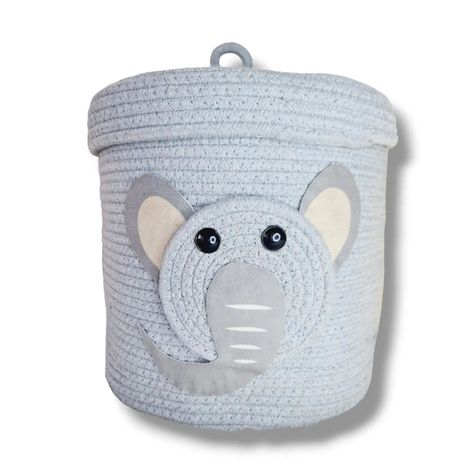 🐘✨ Elevate your organization game with the Elephant Basket by Tiny Blush! 🌟🐾 In a chic shade of grey and sized at 30x30 CM, this cotton marvel is not just a storage solution – it's a whimsical organizer designed to add charm to your living room, bedroom, office, or kitchen! 🏡👶 ✨ Stylish Functionality: Bid farewell to clutter and welcome the Elephant Basket with a lid. This versatile storage solution effortlessly tucks away toys, blankets, or office essentials. The grey hue complements any de... Elephant Basket, Blush On, Office Essentials, Big Dreams, Whimsical Design, Playful Design, Shades Of Grey, Storage Solution, Storage Solutions