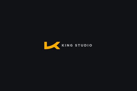 Cover Image For King Studio - Letter K Logo K Logo, Hand Lettering Logo, Advertising Logo, K Logos, Logo Design Inspiration Branding, Sports Logo Design, Online Logo Design, Logotype Design, Logo Creation