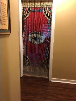 Beaded Doorway Curtain, Curtain Room Dividers, Bead Door Curtain, Beaded Doorway, Curtains For Doorways, Closet Curtain, Beaded Curtains Doorway, Curtain For Window, Colored Macrame