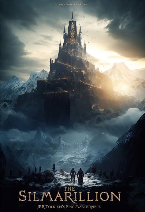 Dark Academia Movies, Silmarillion Art, Tolkien Artwork, What If Movie, Enchanted Kingdom, The Silmarillion, Planet Coaster, Bookshelf Art, Peter Jackson