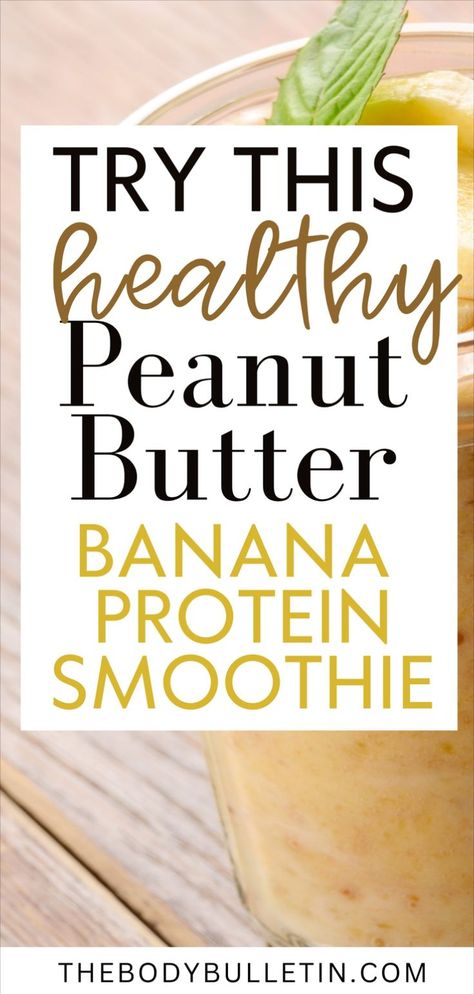 A creamy peanut butter banana smoothie in a glass, topped with banana slices and a sprinkle of oats, showcasing a healthy breakfast smoothie recipe packed with protein and easy to make for a nutritious start. Banana Healthy Smoothie, Smoothie Peanut Butter Banana, Smoothie Peanut Butter, Filling Breakfast Smoothie, Peanut Butter Banana Protein, Dream Breakfast, Banana Protein Smoothie, Peanut Butter Banana Smoothie, Smoothie Recipes Healthy Breakfast