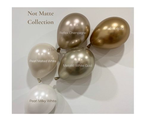 Metallic Gold Balloons, Champagne Gold Balloons, Champagne Party Decorations, Ballon Business, White Gold Balloons, Double Stuffed Balloons, Money Balloon, Gatsby Birthday, Stuffed Balloons