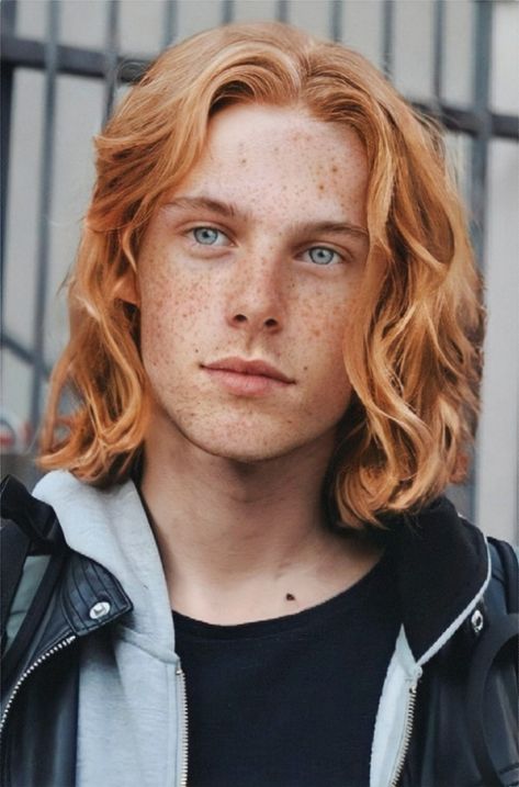 Character Inspiration Red Hair Guy, Guys With Auburn Hair, Red Haired Male Model, Red Head Men Gingers, Red Haired Actors Male, Red Head Male Faceclaim, Hot Red Headed Men, Strawberry Blonde Hair Male, Nonbinary Character Inspiration