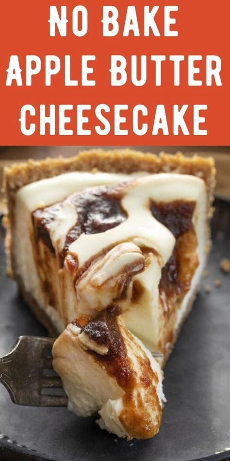 Apple Butter And Cream Cheese, Pumpkin Apple Butter Pie, Recipes To Use Apple Butter, Apple Butter Cheesecake No Bake, Maple Cheesecake Recipe, Apple Butter Pie Recipe, Desserts With Apple Butter, Apple Butter Recipes Desserts, Keto Apple Pie Filling