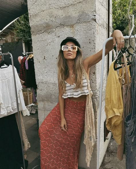 Indie Tops, Free Spirit Outfit, Boho Street Style, Simple Things In Life, Hippie Outfits, Simple Things, Colourful Outfits, Outfits Ideas, Spring Summer Outfits