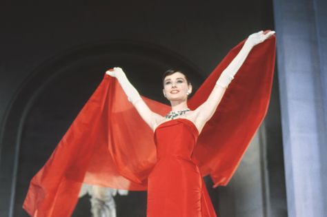 Audrey Hepburn Red Dress, Hepburn Audrey, Aubrey Hepburn, Audrey Hepburn Photos, Hepburn Style, Fred Astaire, My Fair Lady, Mads Mikkelsen, Ranbir Kapoor