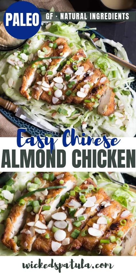 Almond Chicken Chinese Recipe, Chinese Almond Chicken, Almond Boneless Chicken Recipe, Almond Boneless Chicken, Easy Paleo Chicken, Easy Paleo Dinner Recipes, Low Carb Paleo Recipes, Gluten Free Chicken Recipes, Best Paleo Recipes