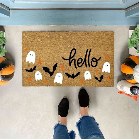 Faster shipping. Better service,Amazon,Tiktok,AliExpress Spooky Rugs Diy, Sip And Paint Halloween Door Mat, Door Mat Painting Diy Halloween, Door Mat Ideas Halloween, Halloween Door Mat Party, Painting Door Mats Diy Halloween, Pumpkin Door Mat, Halloween Outdoor Mat, Fall Mats Diy