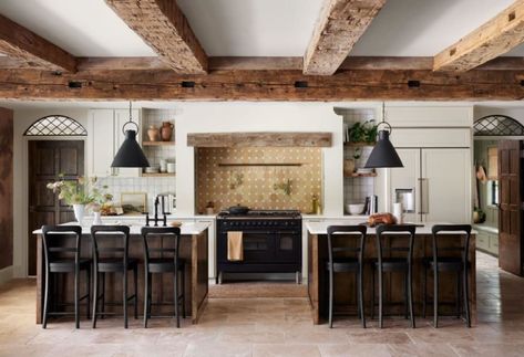 Fixer Upper: Welcome Home—Episode 6 Blog - Magnolia Fixer Upper Lake House, Renovation Apartment, Tuscan Style Architecture, Gaines Kitchen, Fixer Upper Welcome Home, Joanna Gaines Kitchen, Hand Hewn Beams, Chip And Jo, Living Room Mantel