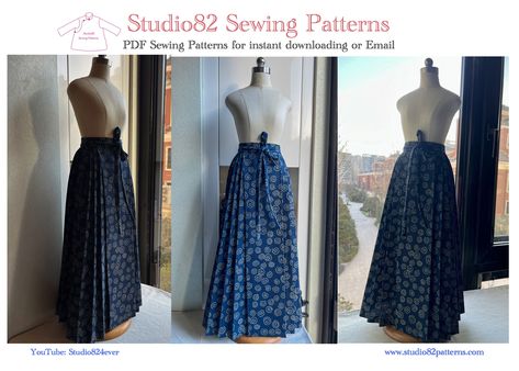 Asian Sewing Patterns, Mamian Skirt Pattern, Hanfu Pattern, Cheongsam Pattern, Qipao Pattern, Horse Face, Izu, Chinese Clothing, Chinese Dress