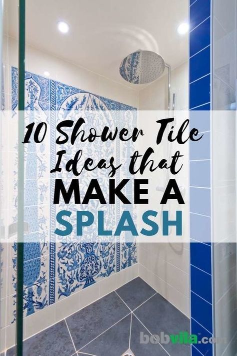 Bathroom Mosaic Tile Ideas, Shower Redo, Shower Accent Tile, White Shower Tile, Blue Shower Tile, Mosaic Shower Tile, Gray Shower Tile, Marble Shower Tile, Glass Shower Wall