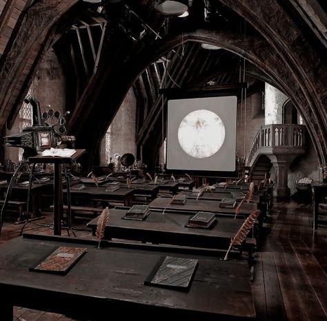 Hogwarts Student Aesthetic, Hogwarts Classroom, Zoom Wallpaper, Harry Potter Classes, Classroom Aesthetic, Hogwarts Classes, Hogwarts Student, Hogwarts Professors, Student Aesthetic