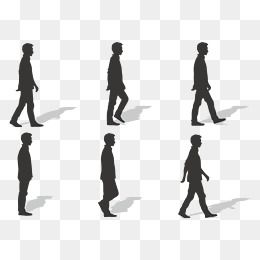 Man Walking Silhouette, People Walking Png, Sillouttes Images, Paris Png, Walk Man, Walking Silhouette, People Silhouette, Person Walking, Human Vector