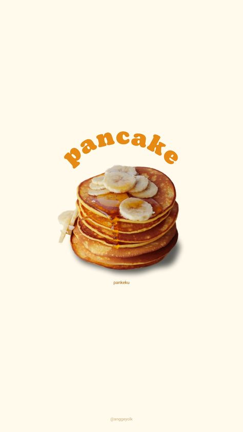 Pancake Wallpaper, Pancakes Wallpaper, Cozy Posters, Food Iphone, Scrapbook Overlay, Fresh Cake, Food Infographic, Vintage Flowers Wallpaper, Minimalist Drawing