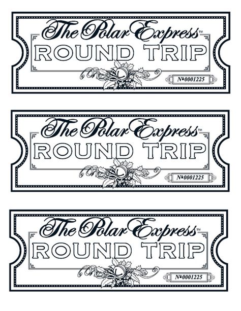 My take on the Polar Express tickets. We printed them on gold paper. Polar Express Ticket Craft, Polar Express Printable Tickets Free, Free Printable Polar Express Tickets, Polar Express Theme Preschool, Polar Express Tickets Printable Free, Polar Express Printables Free, Polar Express Ticket Printable Free, Polar Express Coloring Pages, Polar Express Crafts