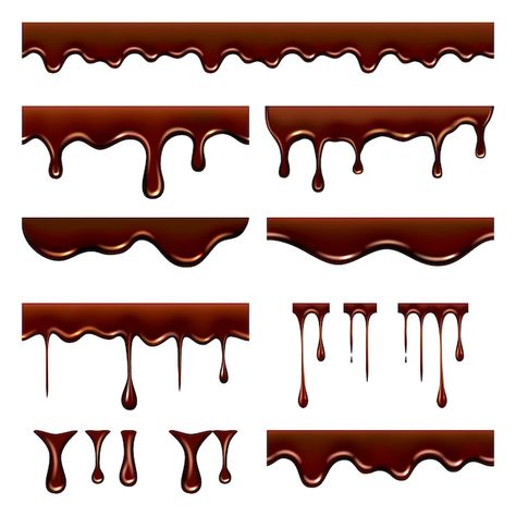 Chocolate Bonbons Recipe, Dripping Paint Art, Chocolate Popsicles, Realistic Pictures, Liquid Food, Chocolate Logo, Milk Splash, Chocolate Milkshake, Mango Flavor