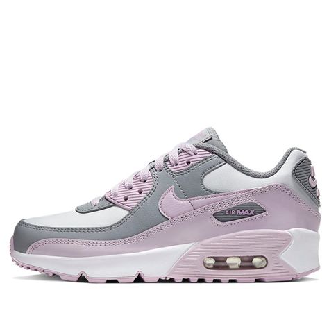 Featuring clean lines and timeless design, the Air Max 90 from Nike are available in a variation of colourways & styles. The shapes and patterns are constructed to convey speed, but they remain aesthetically appealing in bold color combinations.\n Nike Air Max 90 Leather, Sneaker Ideas, Air Max 90 Leather, Aesthetic Dream, Air Max 90 Premium, Womens Air Jordans, Nike Shoes Air Max, Marathon Running Shoes, Cute Nike Shoes