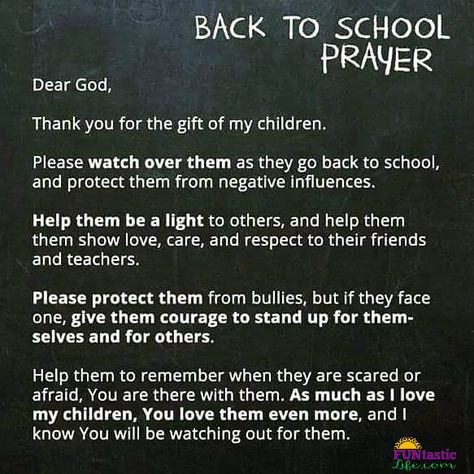 Back to School Prayer First Day Of School Quotes, Back To School Prayer, Prayer For Students, Prayer For My Son, Back To School Quotes, Prayer For My Children, School Prayer, Prayers For Children, Good Prayers