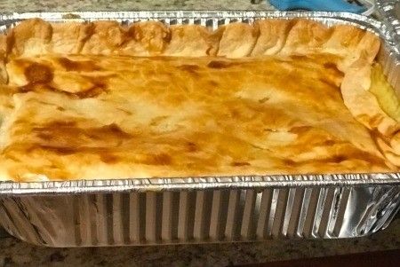 Family Size Chicken Pot Pie | ThriftyFun Large Chicken Pot Pie Recipe, Large Chicken Pot Pie, Family Size Chicken Pot Pie, 9x13 Chicken Pot Pie, Chicken Pot Pie For A Large Crowd, Chicken Pot Pie Recipe 9x13, Chicken Pot Pie For A Crowd, Pot Pie For A Crowd, Sheet Pan Chicken Pot Pie