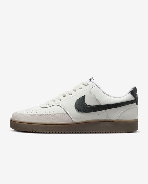 Nike Court Vision Low Men's Shoes. Nike CA Nike Court Vision Low Custom, Nike Women's Court Vision Low Shoes, Nike Court Vision Low Next Nature, Nike Court Vision Low Tan, Low Court Vision Nike, Streetwear Essentials, Nike Models, E 40, Athleisure Fashion