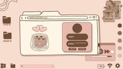 Cute Computer Login Intro Templates | No Text | Kawaii Intro | Website Login Intro | Free to use Kawaii Intro, Cute Computer, Intro Video, Youtube Tutorials, Electronics Projects, Art References, Computer, Electronics, Wallpapers