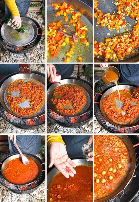 Best Paella Recipe, Paella Recipes, Paella Party, Paella Recipe Seafood, Spanish Paella, Bbq Pork Ribs, Paella Valenciana, Seafood Paella, Paella Recipe