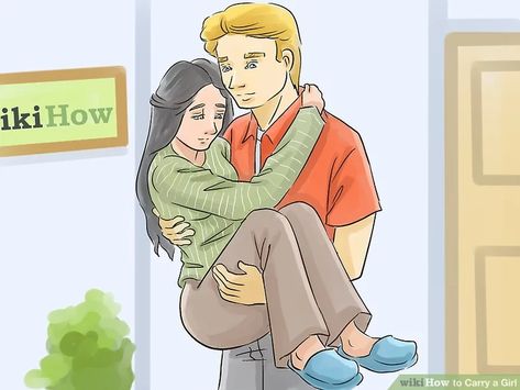 3 Ways to Carry a Girl - wikiHow Pelvic Tilt, Creeped Out, Types Of Guys, Happy Couples, My Prince Charming, My Relationship, Girl Standing, Lift And Carry, Smiles And Laughs