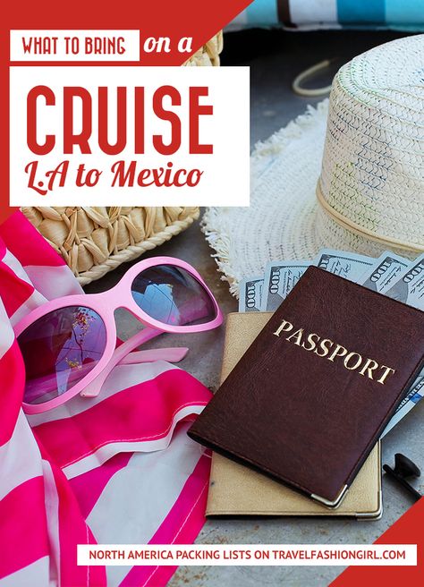 Are you taking a cruise from Los Angeles to Mexico? Find out exactly what you need to bring and leave behind with this 3 day cruise packing list! (It also works for a trip from San Diego to Mexico, too!) http://travelfashiongirl.com/3-day-cruise-packing-list/ via @travlfashngirl #packing #list #travel 3 Day Cruise Packing List, Carryon Packing List, Cruise To Mexico, Packing List Kids, Mexico Packing List, Business Trip Packing, Travel Tips With Baby, Cruise Packing List, Photography Bucket List