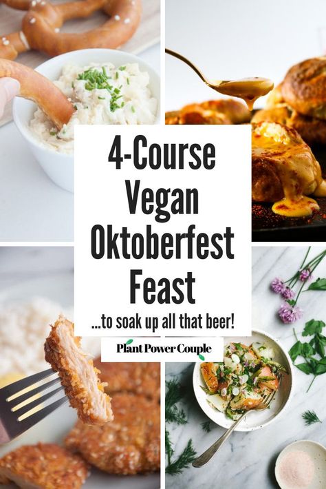 Vegan Oktoberfest, Schnitzel Recipes, Vegan Paleo Recipes, Beer Cheese Soups, Oktoberfest Food, Octoberfest Food, Veg Dishes, Vegan Holidays, Vegan Potato