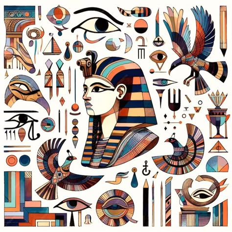 Premium Photo | Treasures of Tut A Geometric Celebration of Egyptian How To Draw Egyptian Art, Egyptian Geometry, Egyptian Art Design, Egyptian Patterns, Culture Fair, Deadbeat Moms, Egypt Design, Egyptian Pattern, Egyptian Motifs