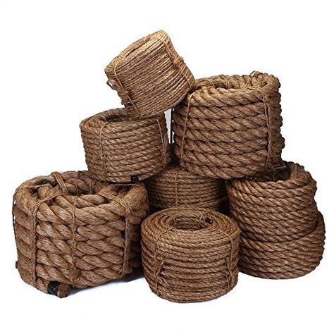 www.amazon.com T-W-Evans-Cordage-23-410-100-Feet dp B00DKA3OGO ref=as_li_ss_tl?ie=UTF8&qid=1491757255&sr=8-2&keywords=sisal+rope&linkCode=sl1&tag=busybliss-20&linkId=1f33a58f8c4340ce054adf3823b5d50d Landscaping Decorations, Hippy Decor, Jurassic Park Party, Manila Rope, Amazon Cart, Pirate Decor, Park Party, Minecraft Story Mode, Lamps For Bedroom