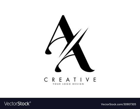 Double A Logo, A Font Letter Design, Aa Logo, People Faces, Drawing People Faces, Letter A, Lettering Fonts, Car Wallpapers, Black Wallpaper