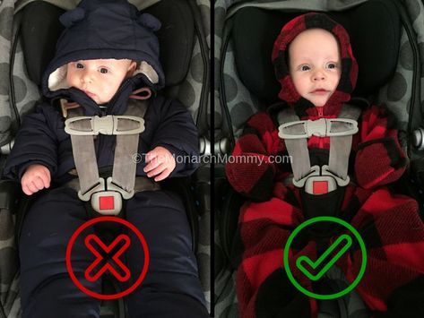 Winter Car Seat Safety- How to Keep Your Kids Safe AND Warm Car Seat Safety Winter, Newborn In Winter, How To Dress Newborn, Infant Car Seat Safety, Newborn Winter, Carseat Safety, Toddler Ideas, Baby Information, Toddler Stuff