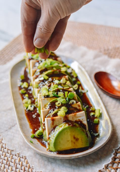 Tofu Avocado Salad: 10 Min Recipe! | The Woks of Life Tofu Avocado, Recipes Tofu, Woks Of Life, The Woks Of Life, Tofu Salad, Mapo Tofu, Avocado Salad Recipes, God Mat, Woks