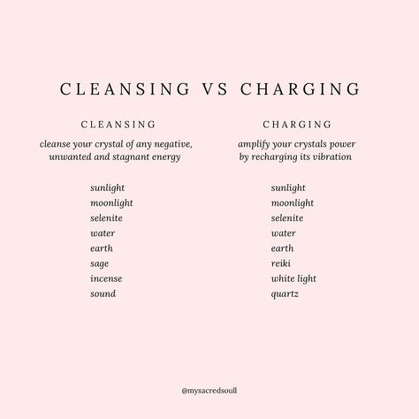 the difference between cleansing & charging 🌙✨ my personal choice is by burning sage or palo santo to cleanse & moonlight to charge 🌕⚡️ there’s just something dreamy about the moon.. 🫶🏽 check out our cleansing kit, the perfect trio for cleansing your crystals & your space 🏡 www.mysacredsoul.co.uk #crystals #crystalshop #crystalshopuk #crystalsforbeginners #crystalguide #crystalinformation #crystalhealing #crystalgiveawayuk #cleansing #cleansethenergy #cleansingmethods #chargeyourcrystals... Charging Crystals, Crystal Cleansing, Burning Sage, Charge Crystals, New Moon Rituals, Full Moon Ritual, Crystal Power, Crystal Guide, Cleansing Crystals