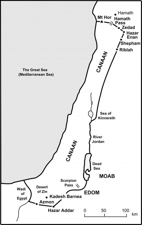 Boundaries of Canaan Canaan Map, Tikkun Olam, Perspective Lessons, Bible Mapping, Bible Facts, Mediterranean Sea, Sunday School, The Bible, Boundaries