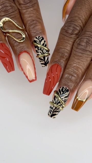 🎨 SU NGUYEN 🎨 on Instagram: "Freestyle abstract nail design ✨ ★𝐒𝐚𝐮𝐯𝐚𝐠𝐞_𝐀𝐫𝐭𝐢𝐬𝐭𝐫𝐲★ 𝙽𝚊𝚒𝚕 𝙰𝚛𝚝 𝚋𝚢 𝚂𝚞  . . . . . . . . . . . . . #fallnails #nailart  #nailartist #artist #aesthetic #naildesign #nails #fall #nailsinspiration #aestheticnails #nailalabama #birminghamnails #alabamanails #alabamanailartist  #nailtrend #trending #nailinspo  #nails #naildesigns #nailfeed #handpaintednails #freestylenails #abstractnails  #nailsdesign #neutralnails #atlantanails #texturenails  #3dnails #nailsart" Africa Nails, Alabama Nails, Safari Nails, Abstract Nail, Artist Aesthetic, Nails Fall, Neutral Nails, Dope Nails, 3d Nails