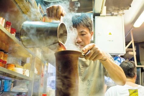 Some cities are fuelled by coffee. In Hong Kong, it’s milk tea that keeps things running — a potent nostalgia-infused caffeine hit, with fierce competition to brew the best in town. Hong Kong Milk Tea, Fried Egg Sandwich, Tea Restaurant, Hong Kong Food, Tea Food, Pinterest Photography, Egg Tart, Lemon Tea, Fresh Milk