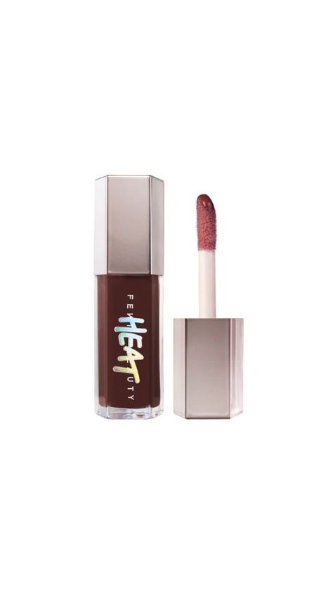 fenty beauty Fenty Chocolate Lip Gloss, Fenty Hot Chocolate Lip Gloss, Fenty Hot Chocolate, Fenty Beauty Hot Chocolate, Fenty Beauty Gloss Bomb, Girls Lip Gloss, 2023 Wish List, Makeup Nails Designs, Makeup List