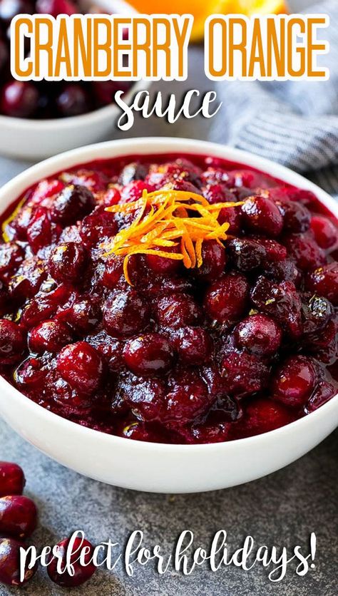 Cranberry Sauce Recipe Easy, Orange Sauce Recipe, Fresh Cranberry Sauce, Best Cranberry Sauce, Easy Cranberry Sauce, Cranberry Orange Sauce, Homemade Cranberry Sauce, Leftover Cranberry Sauce, Cranberry Relish